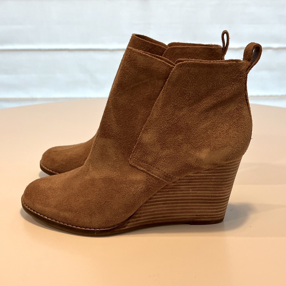 Lucky Brand | LK Yoniana Wedge Bootie. Size 9.5. NEVER WORN.